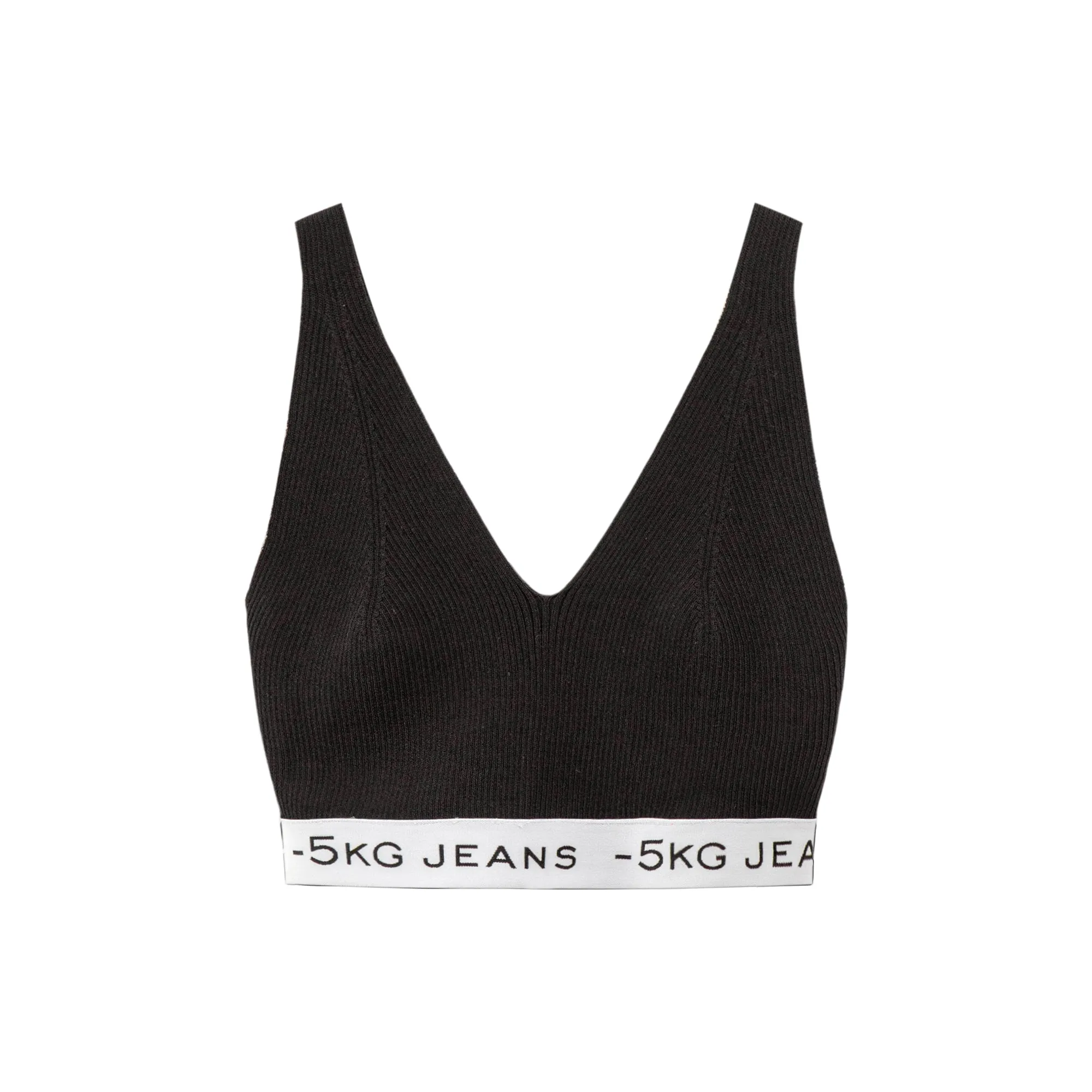 '-5Kg Jeans Knit Bra Top