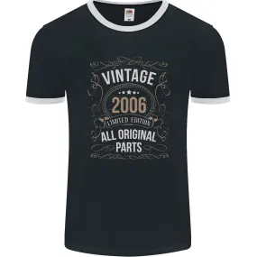 18th Birthday Limited Edition 2006 Mens Ringer T-Shirt FotL