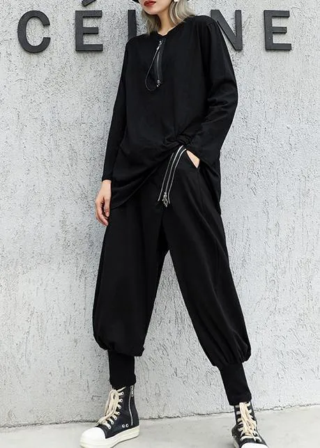 2019 fall new high waist pants loose casual women harem pants