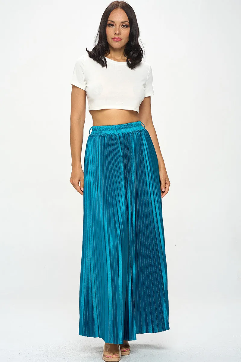 #5735SR | Satin Maxi Skirt | 3 Colors