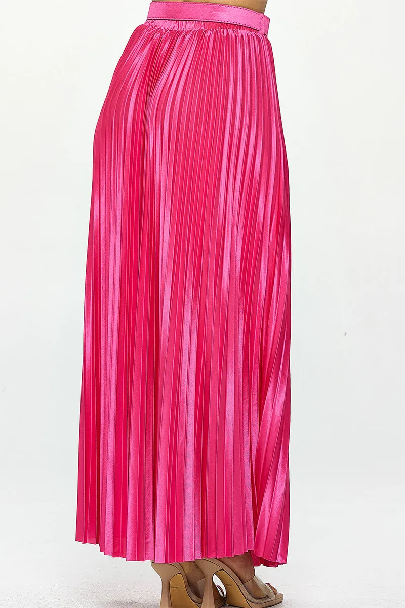 #5735SR | Satin Maxi Skirt | 3 Colors