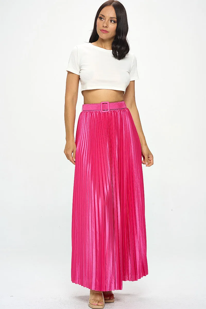 #5735SR | Satin Maxi Skirt | 3 Colors