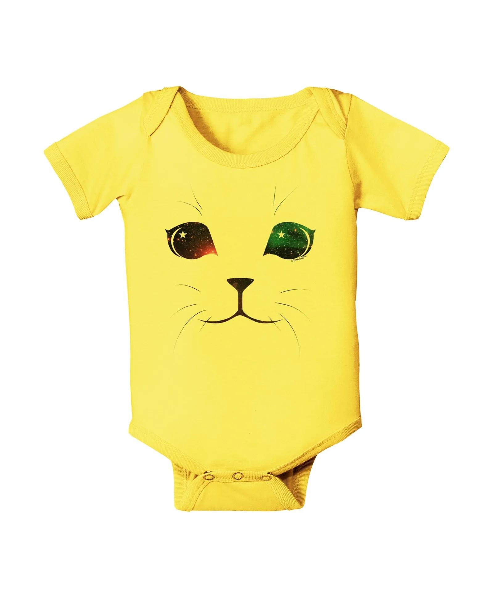 Adorable Space Cat Baby Romper Bodysuit by