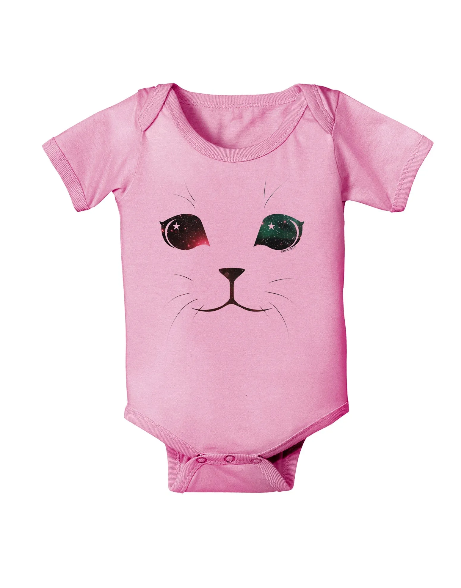 Adorable Space Cat Baby Romper Bodysuit by