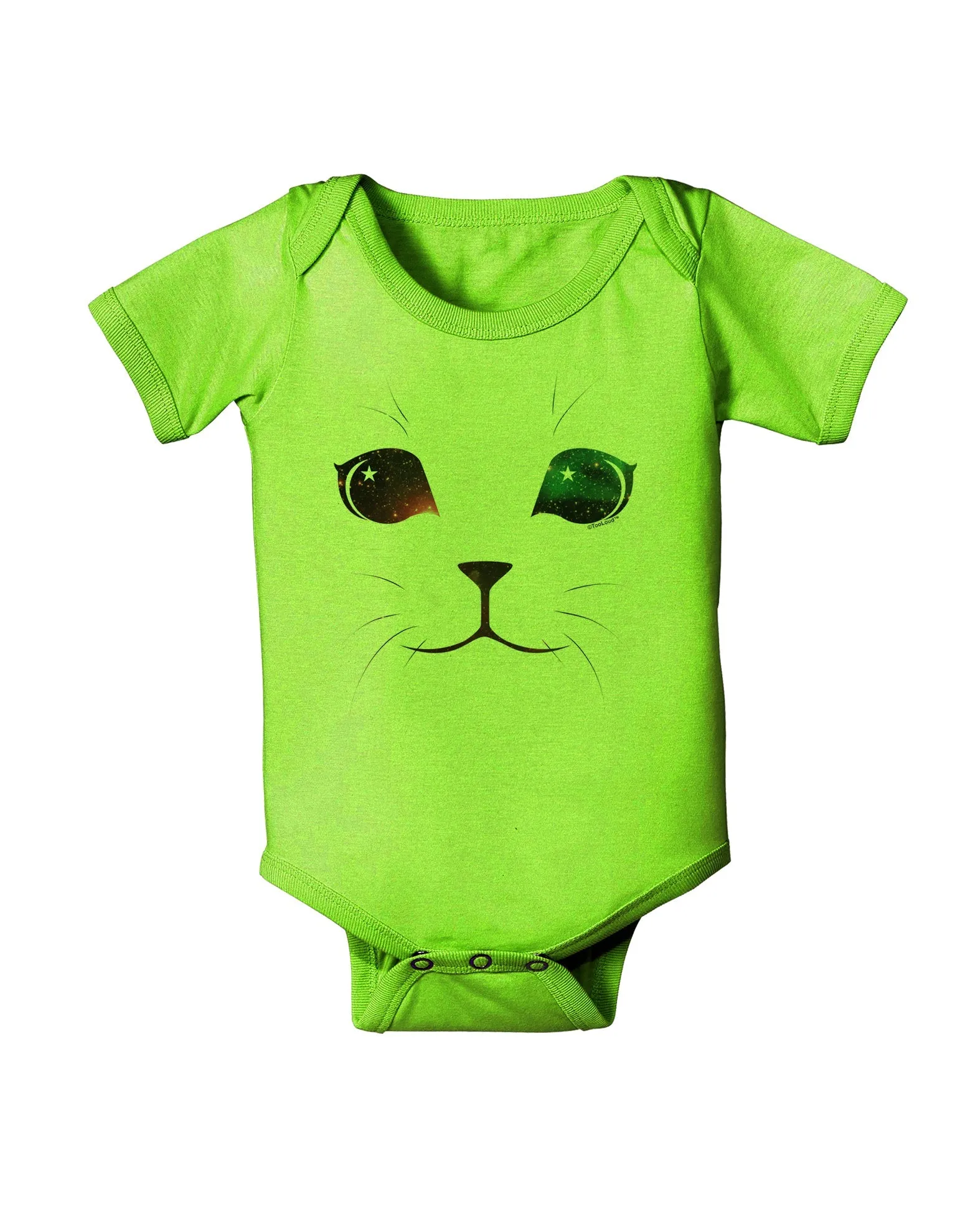 Adorable Space Cat Baby Romper Bodysuit by