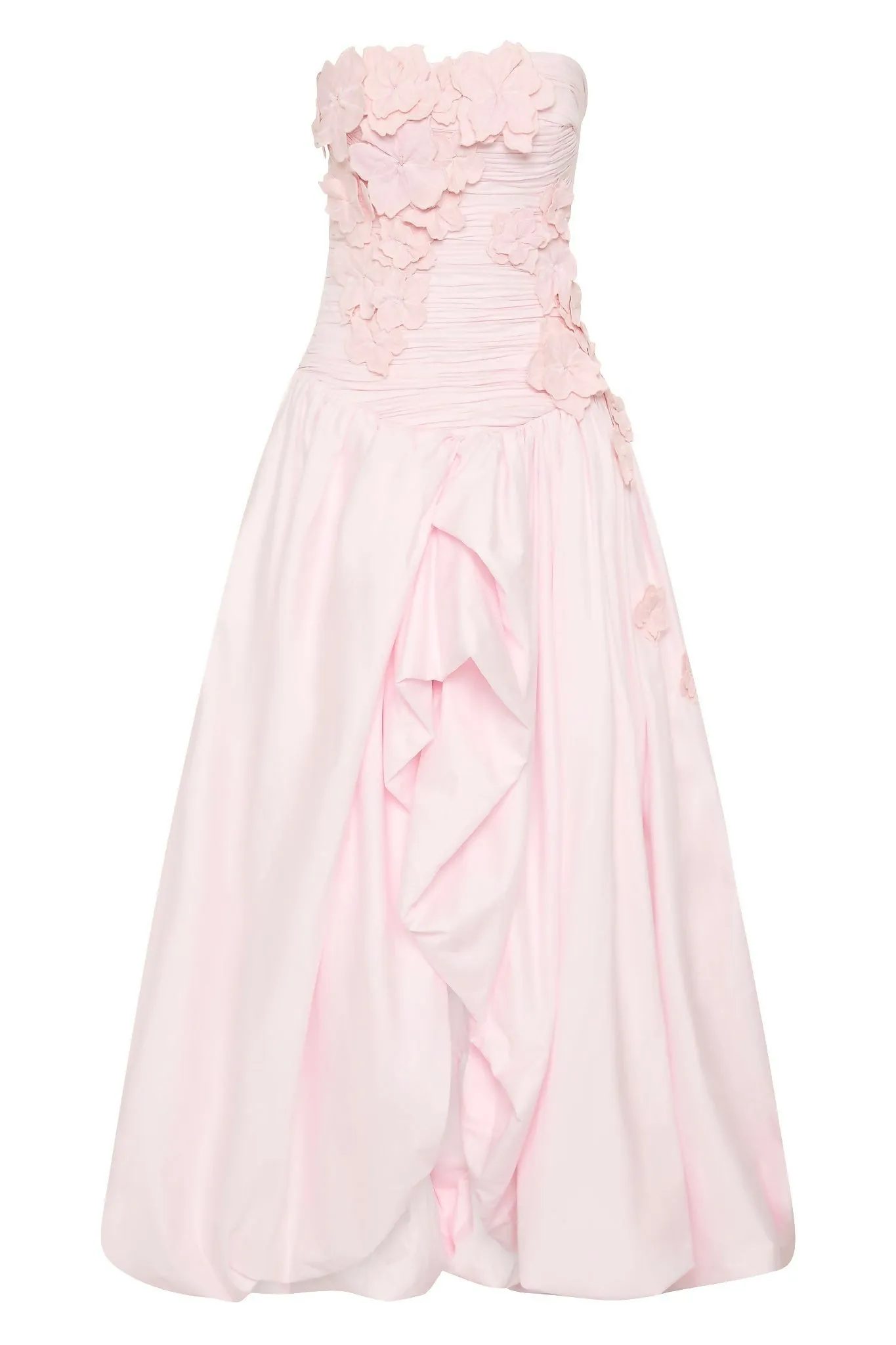 Aje Splendour Flower Gown in Pastel Pink