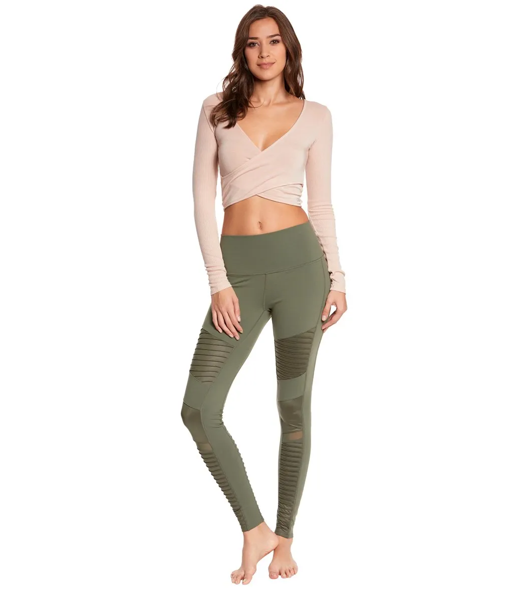 Alo Yoga Amelia Long Sleeve Yoga Crop Top