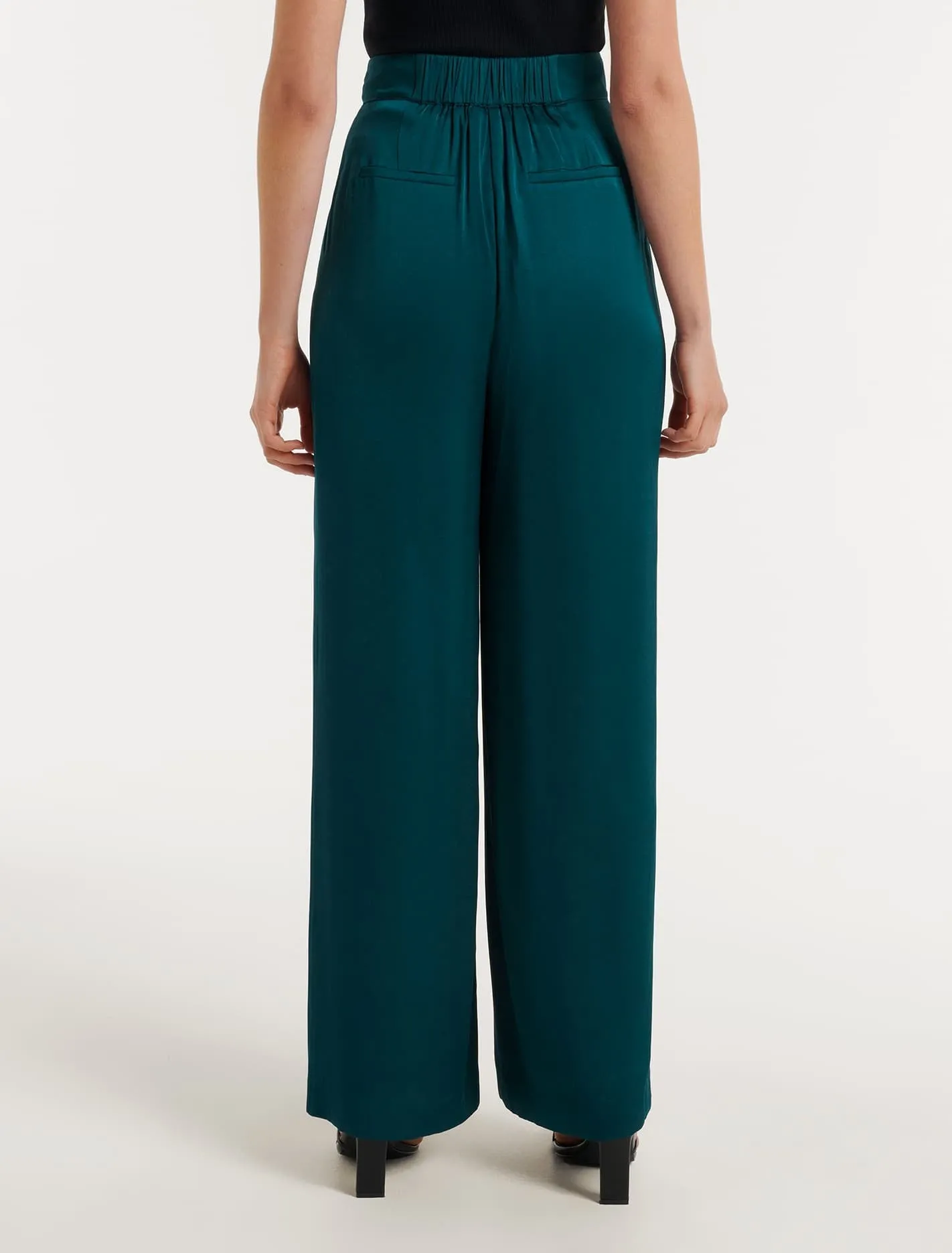 Alora Satin Wide Leg Pants