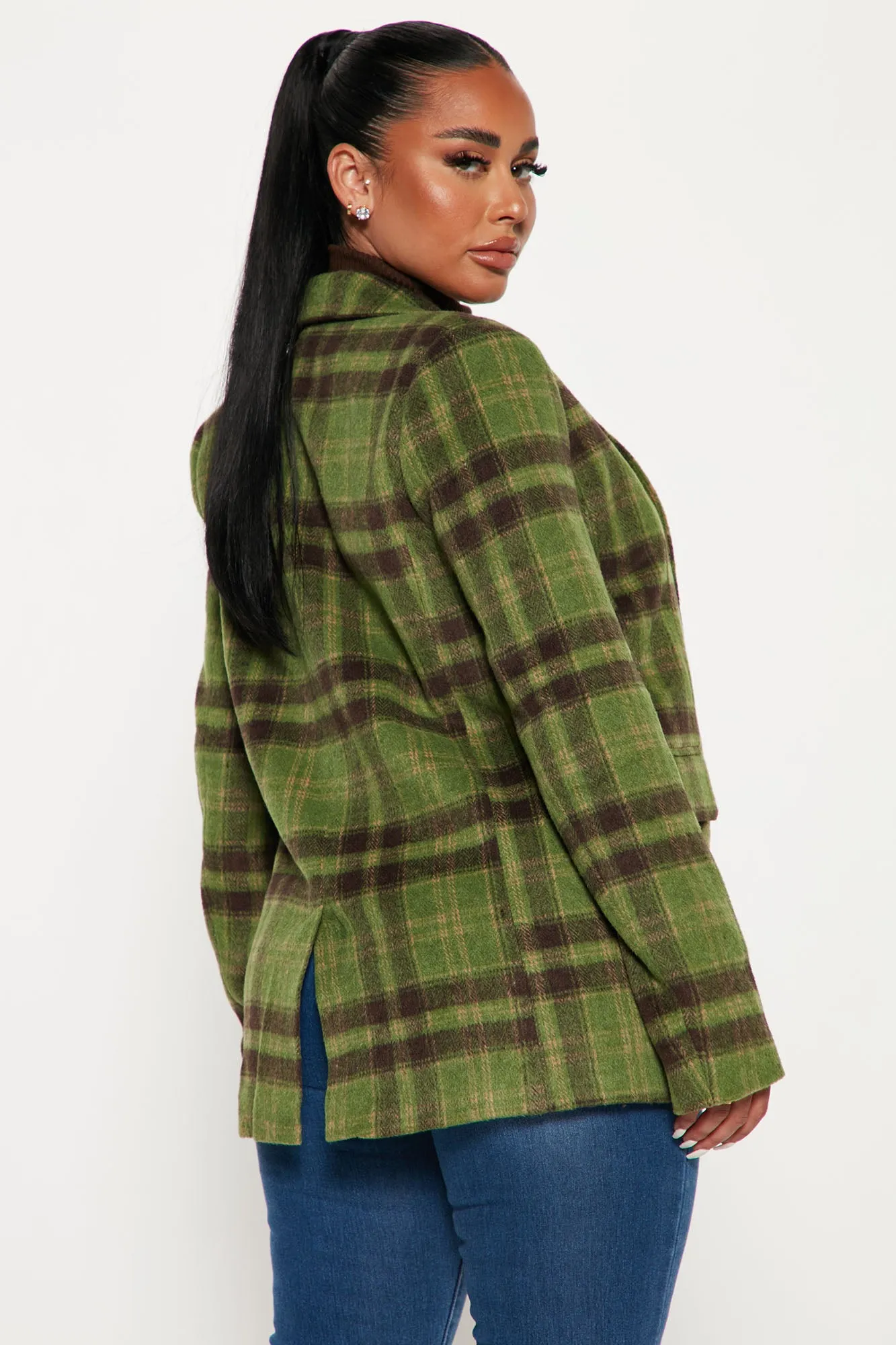 Amber Blazer - Green/combo