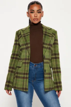 Amber Blazer - Green/combo