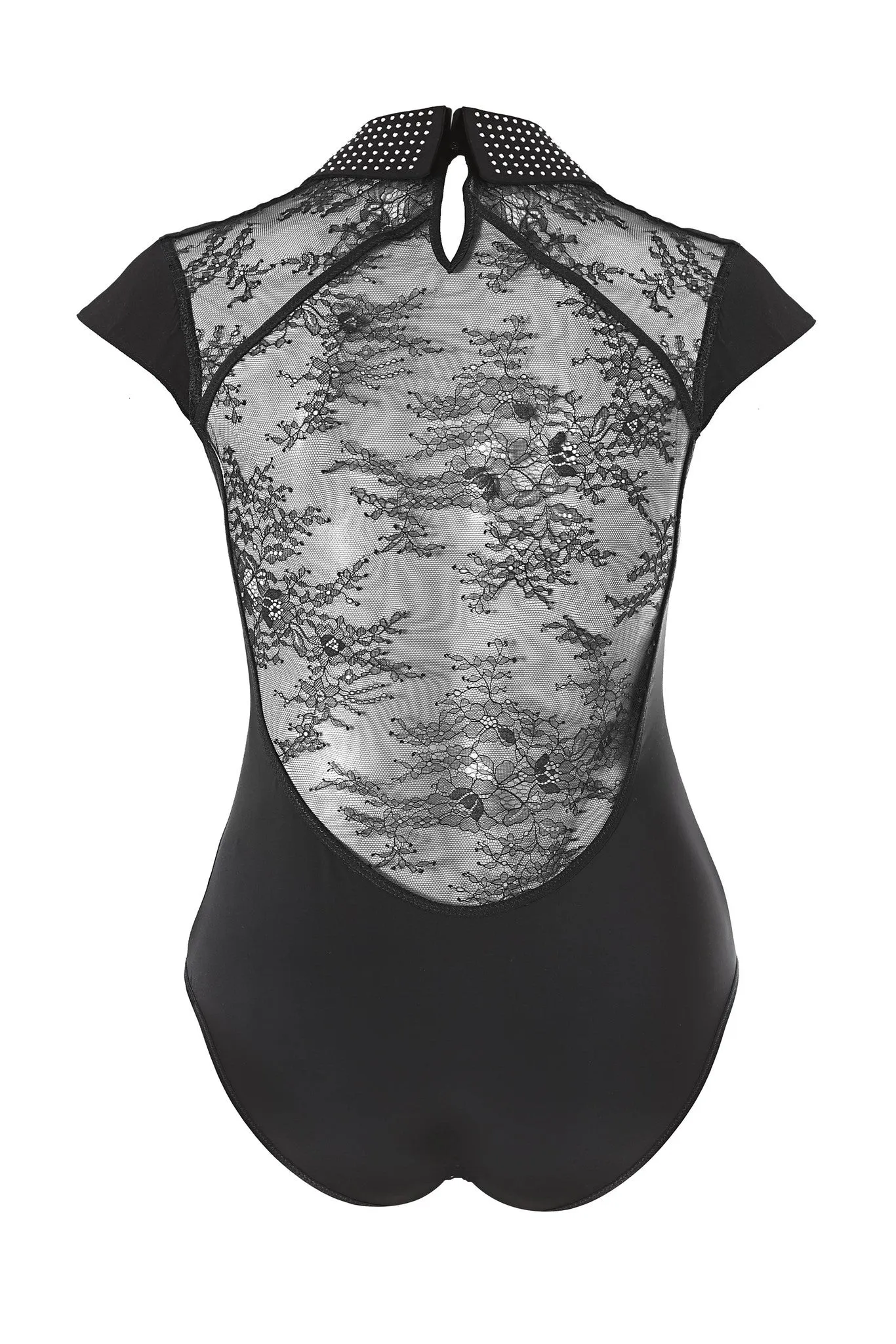 Anastazia Crystal Collar Bodysuit