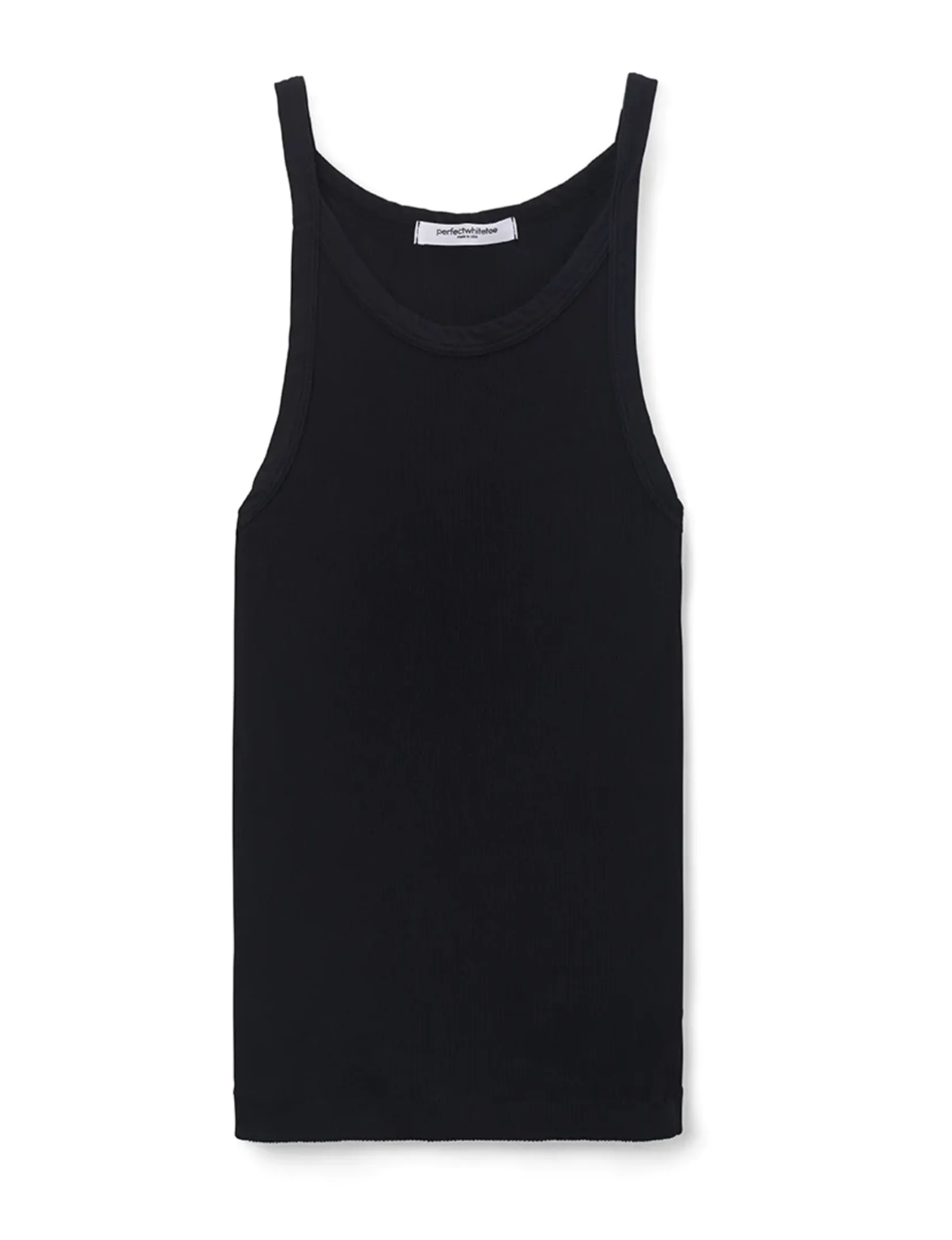 Annie Recycled Tank, True Black