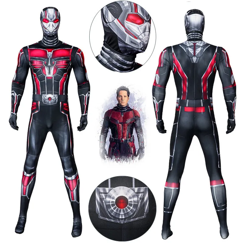 Ant-Man Costume Ant Man and The Wasp: Quantumania Scott Lang Cosplay Costume Jumpsuit