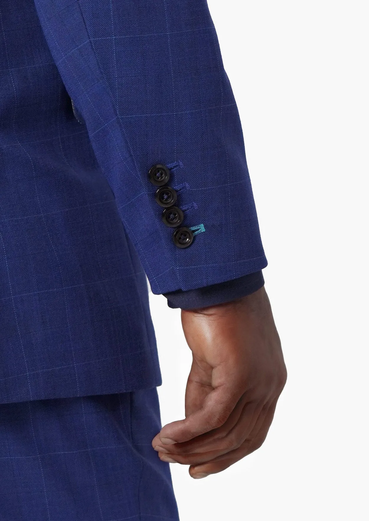 Astor Regal Blue Windowpane Jacket