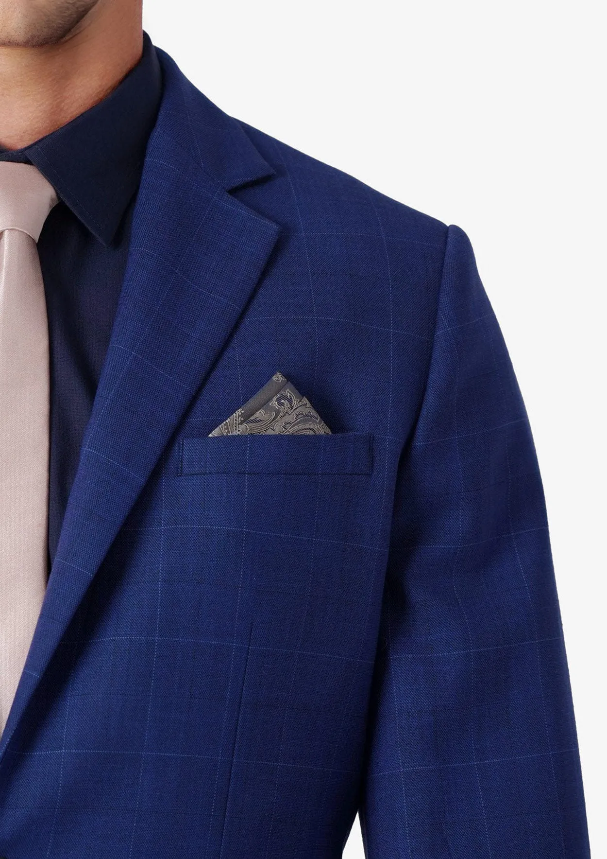 Astor Regal Blue Windowpane Jacket