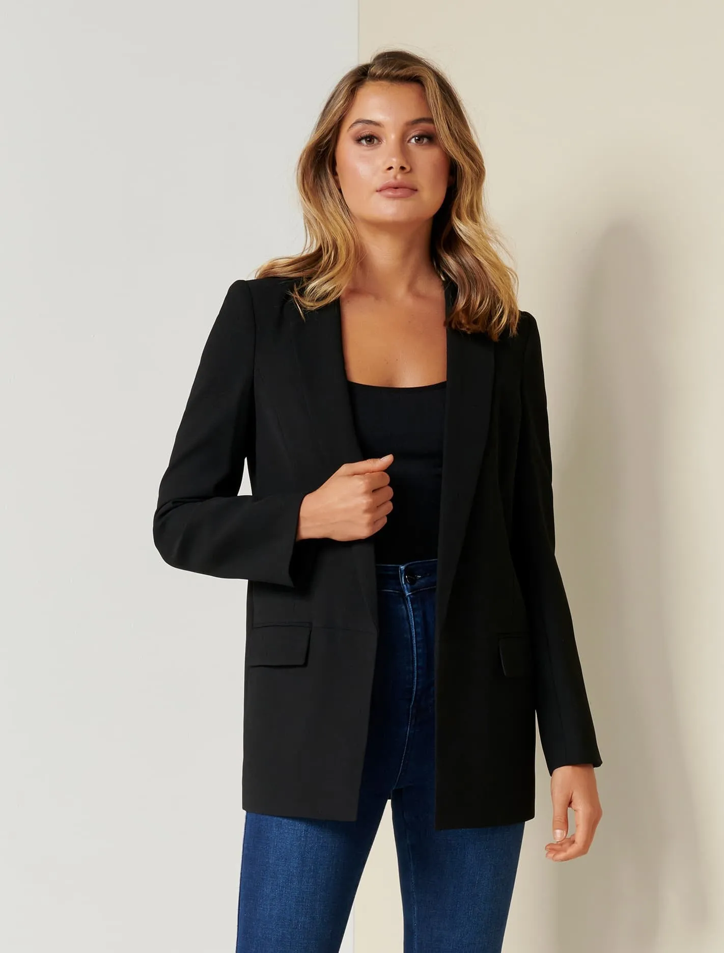 Ava Petite Boyfriend Blazer