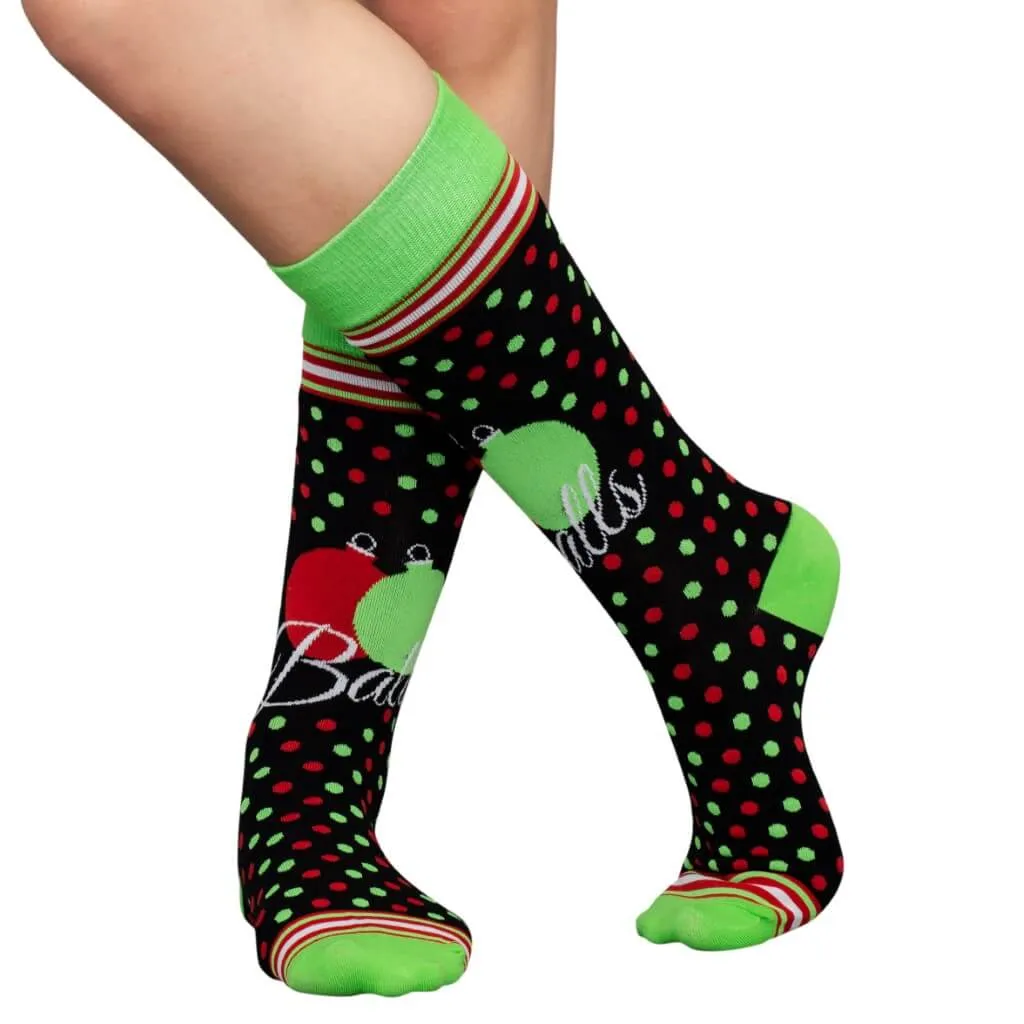 Balls Ugly Christmas Socks - Adult