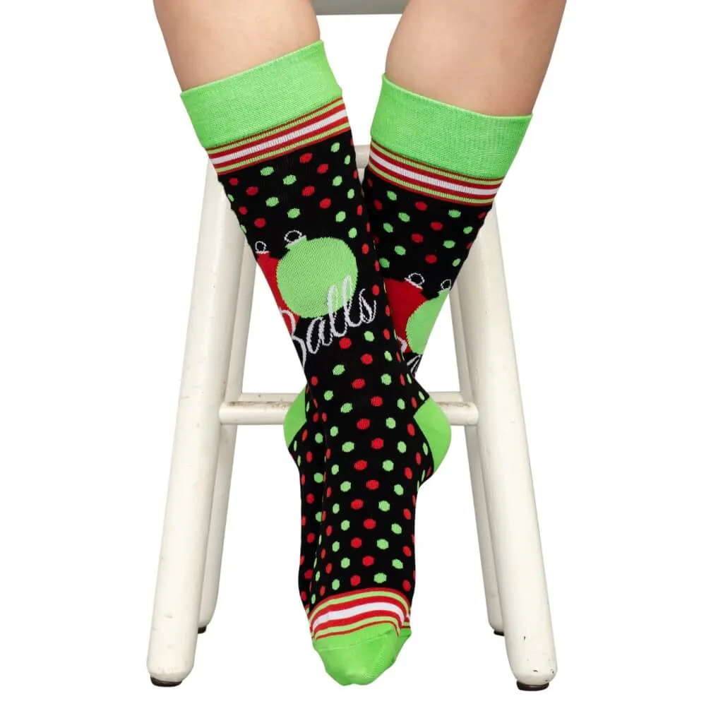 Balls Ugly Christmas Socks - Adult