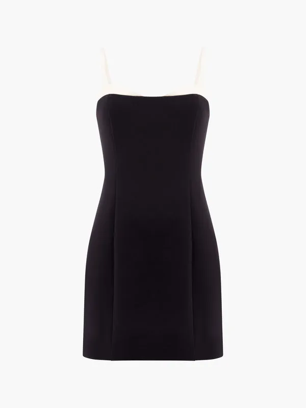 Black Button Front Dress