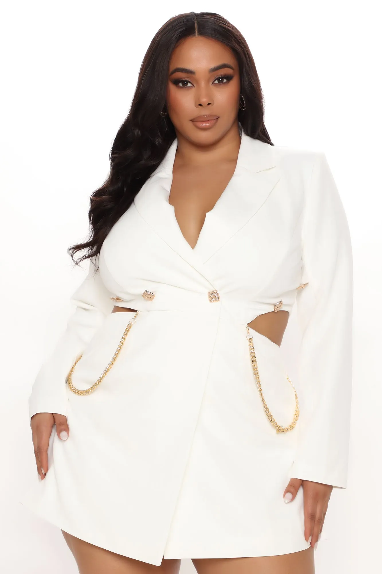 Blaire Blazer Romper - Off White