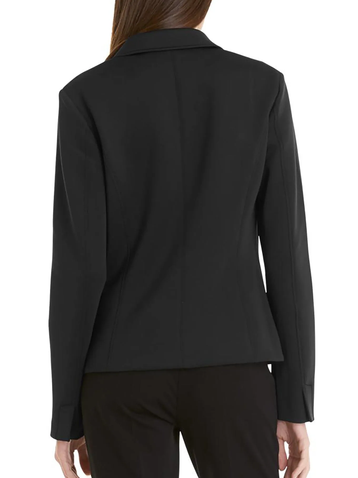 Blazer mit aufgesetzten Taschen - black