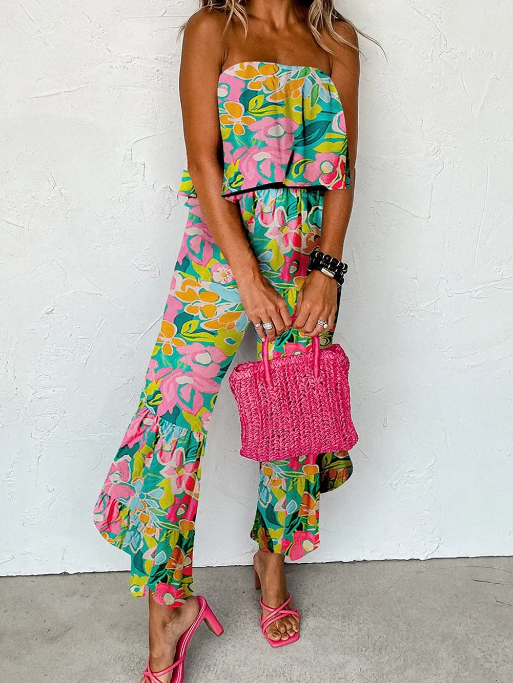 Bohemian Floral Jumpsuit