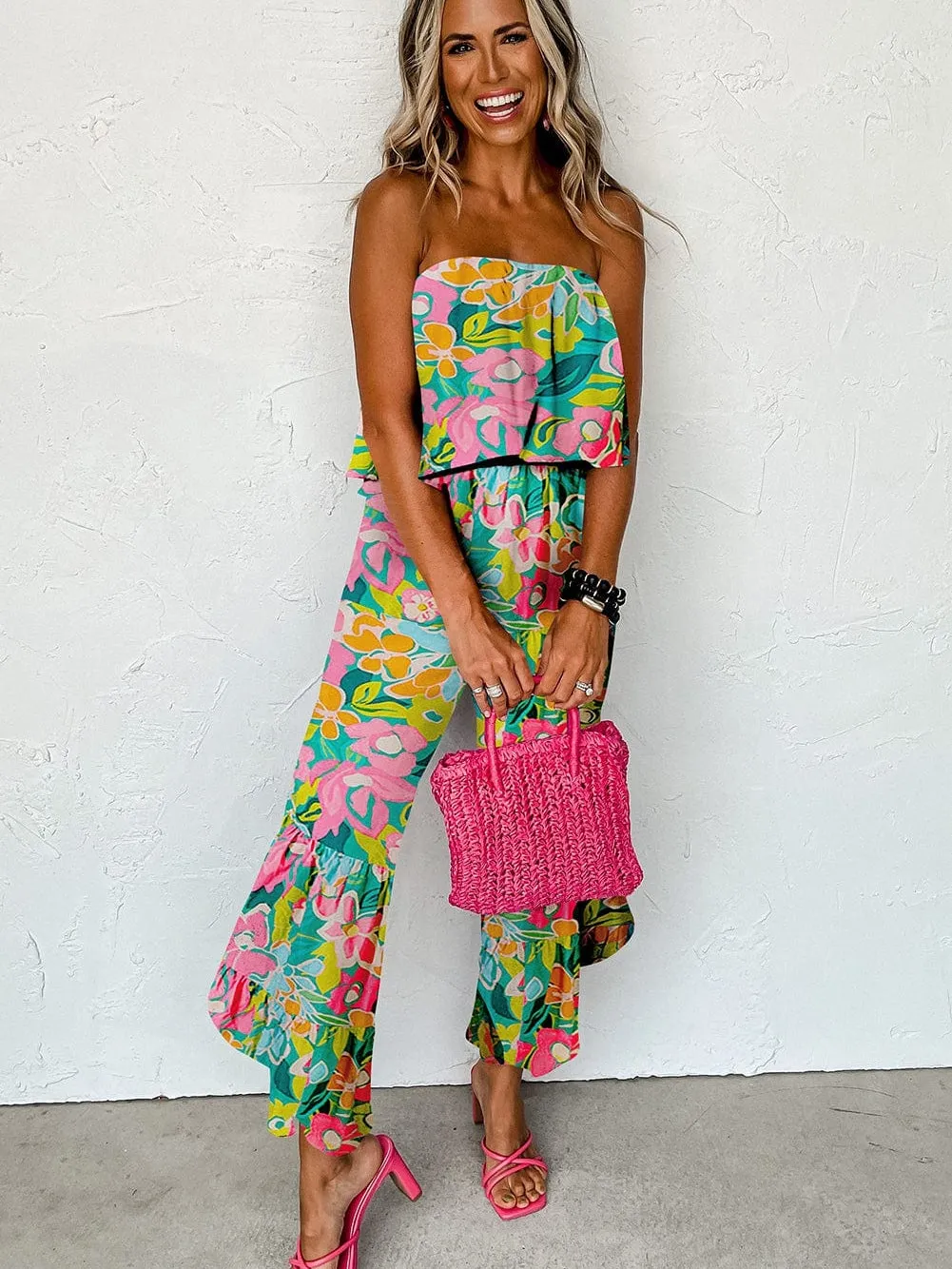 Bohemian Floral Jumpsuit