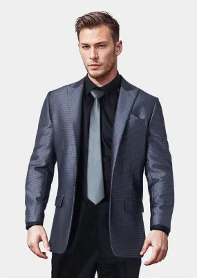 Bowery Grey Microcheck Jacket