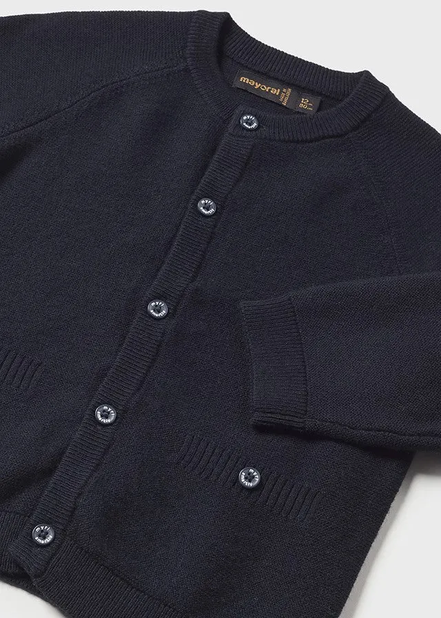 Boys Navy Cardigan