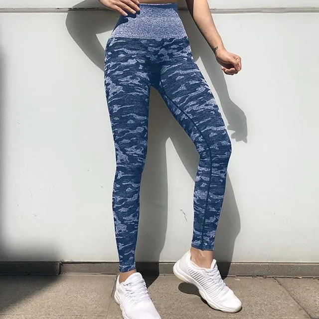 Camo Bae Seamless High Waist Leggings