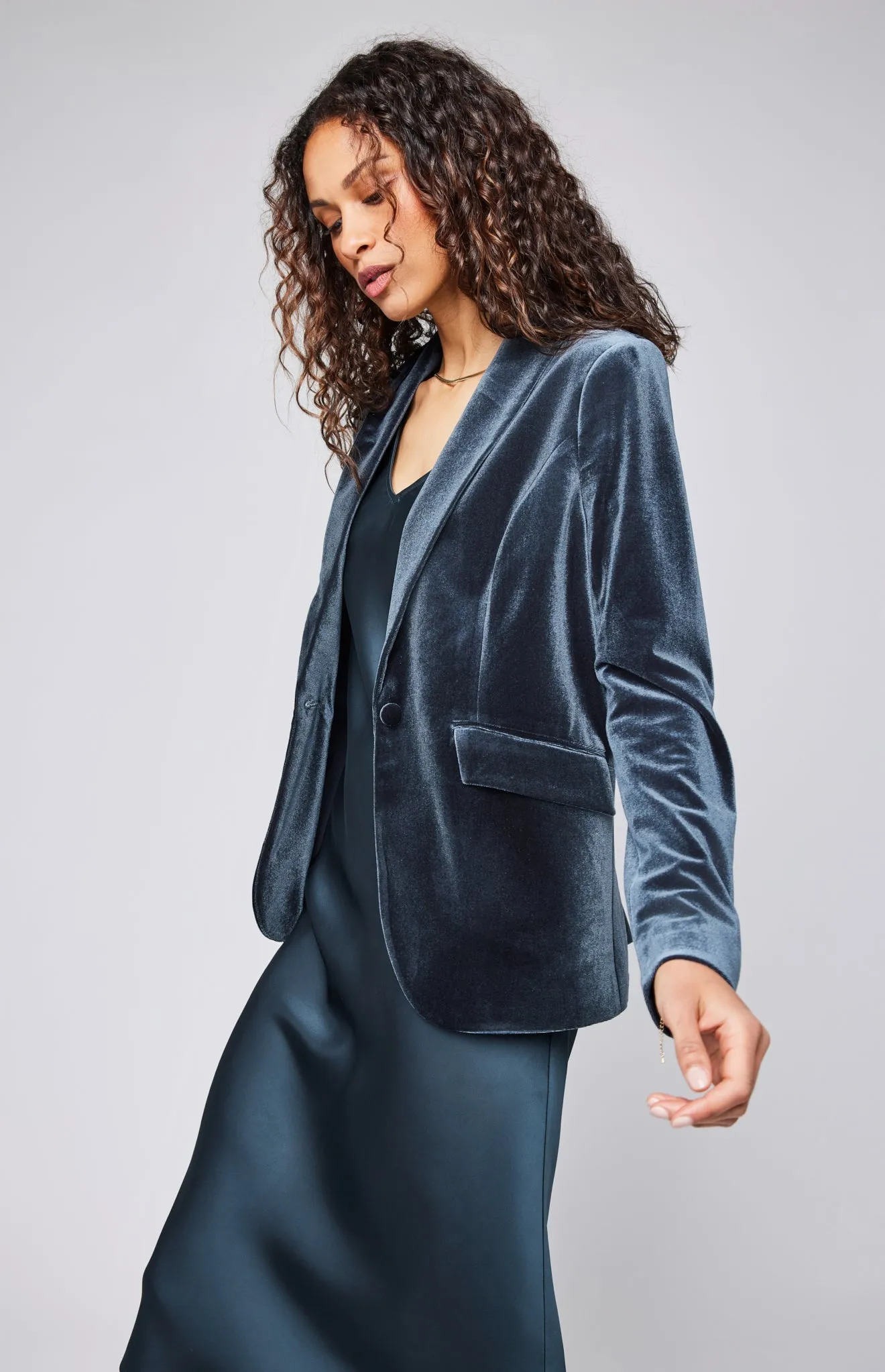 Caroline Velvet Blazer