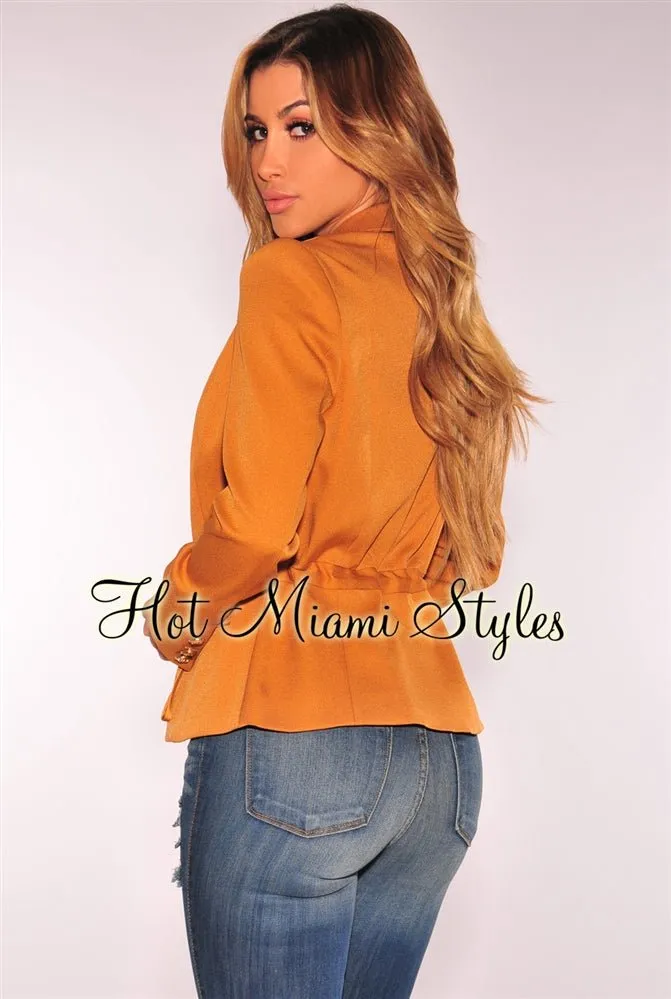 Cinnamon Long Sleeves Blazer Jacket