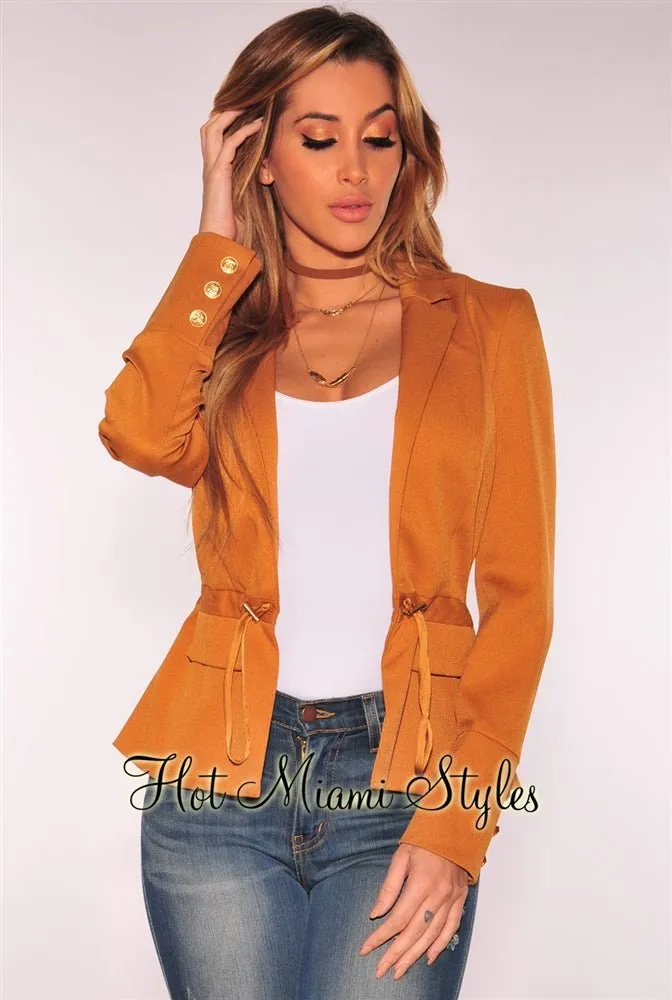 Cinnamon Long Sleeves Blazer Jacket