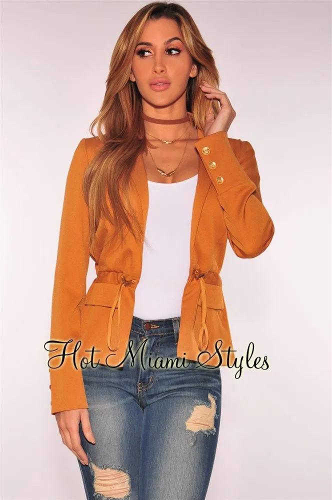 Cinnamon Long Sleeves Blazer Jacket