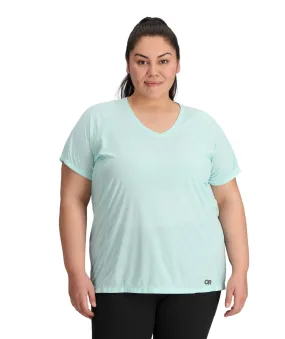 CLEARANCE - Outdoor Research Echo Womens Plus Size T-Shirt Calcite 1X - 4X