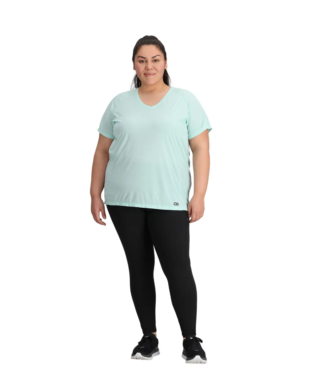 CLEARANCE - Outdoor Research Echo Womens Plus Size T-Shirt Calcite 1X - 4X