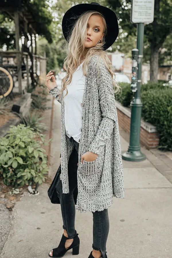 Cocoa At The Lodge Cardigan in Black