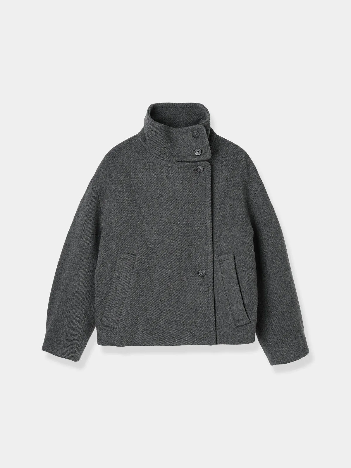 Constructive Wool Short coat