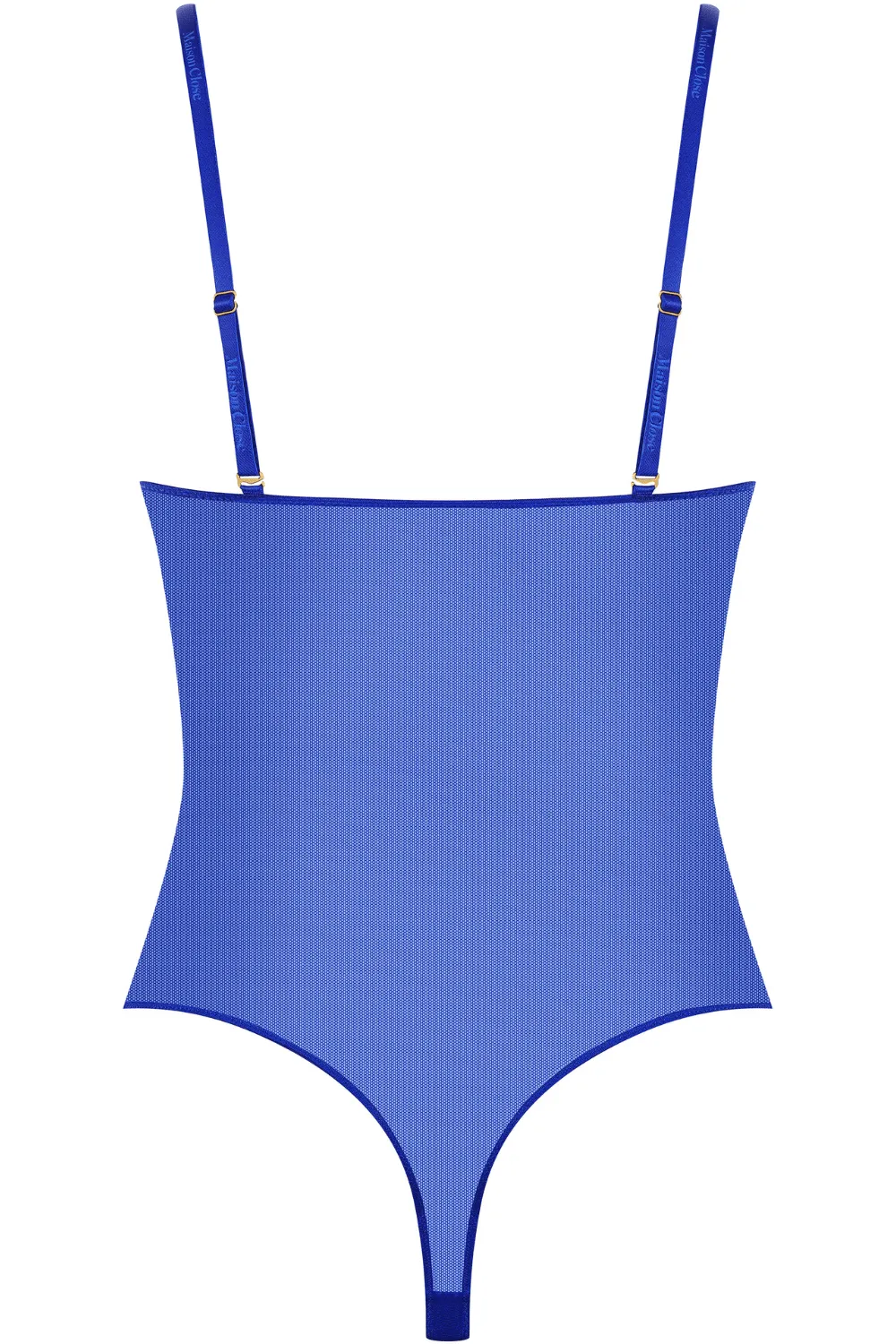 Corps à Corps Thong Bodysuit Neon Blue