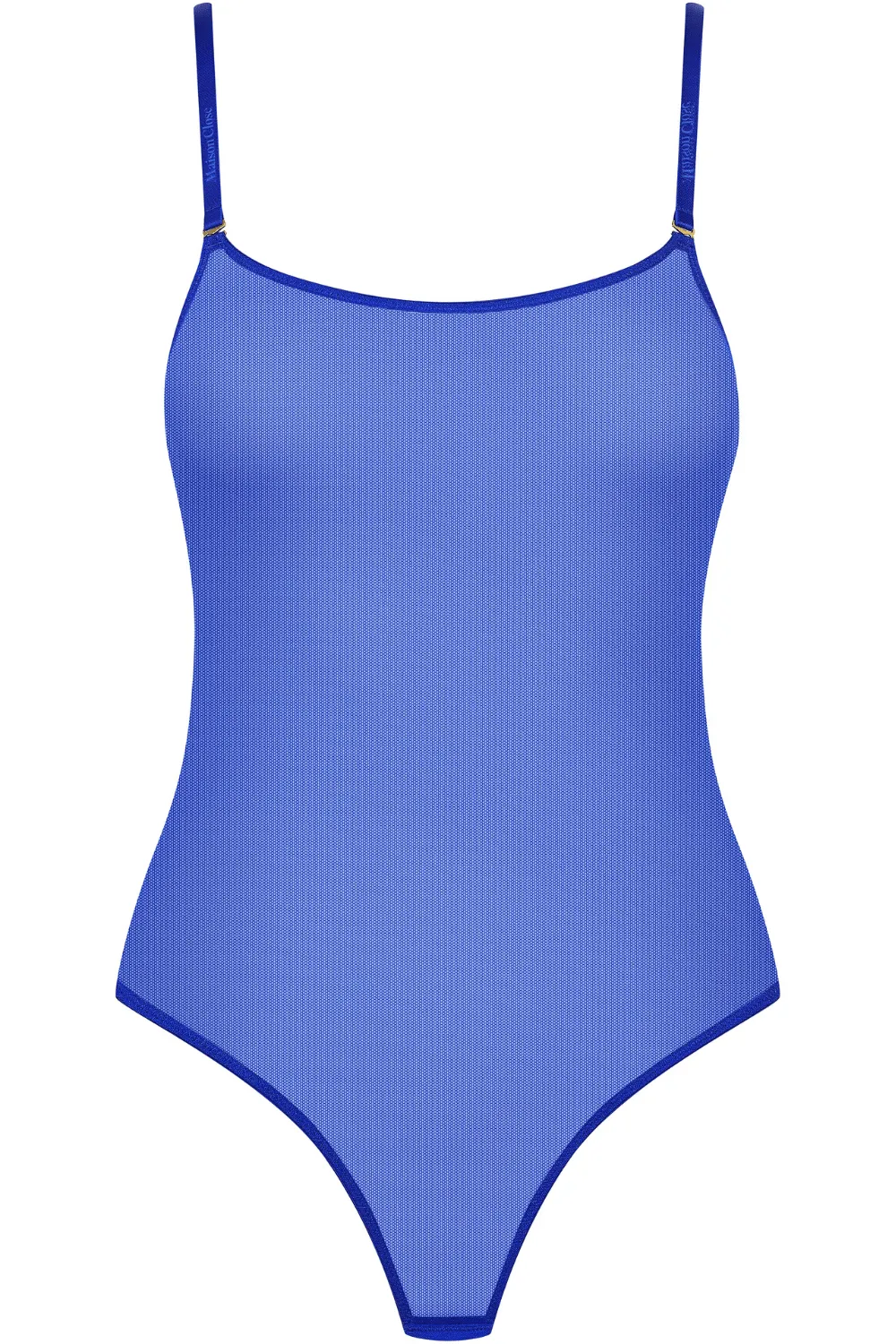 Corps à Corps Thong Bodysuit Neon Blue