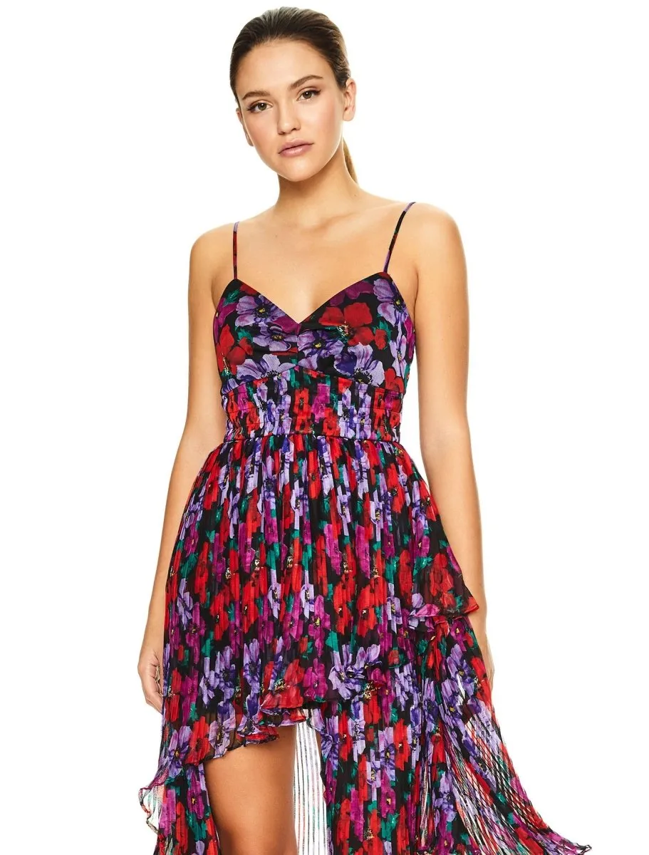 COSMO FLORAL MIDI DRESS