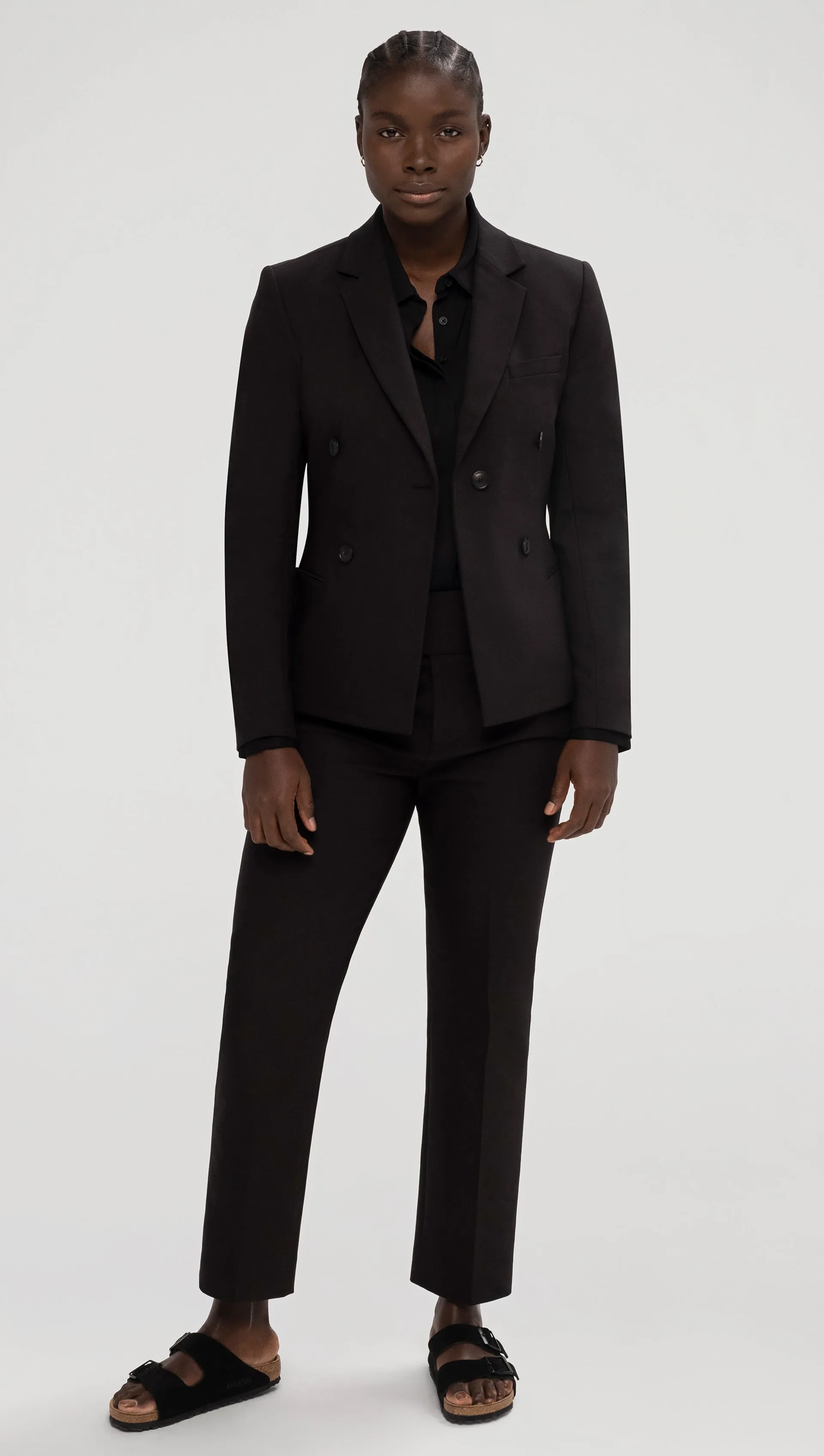 Crossover Blazer in Performance Cotton | Black