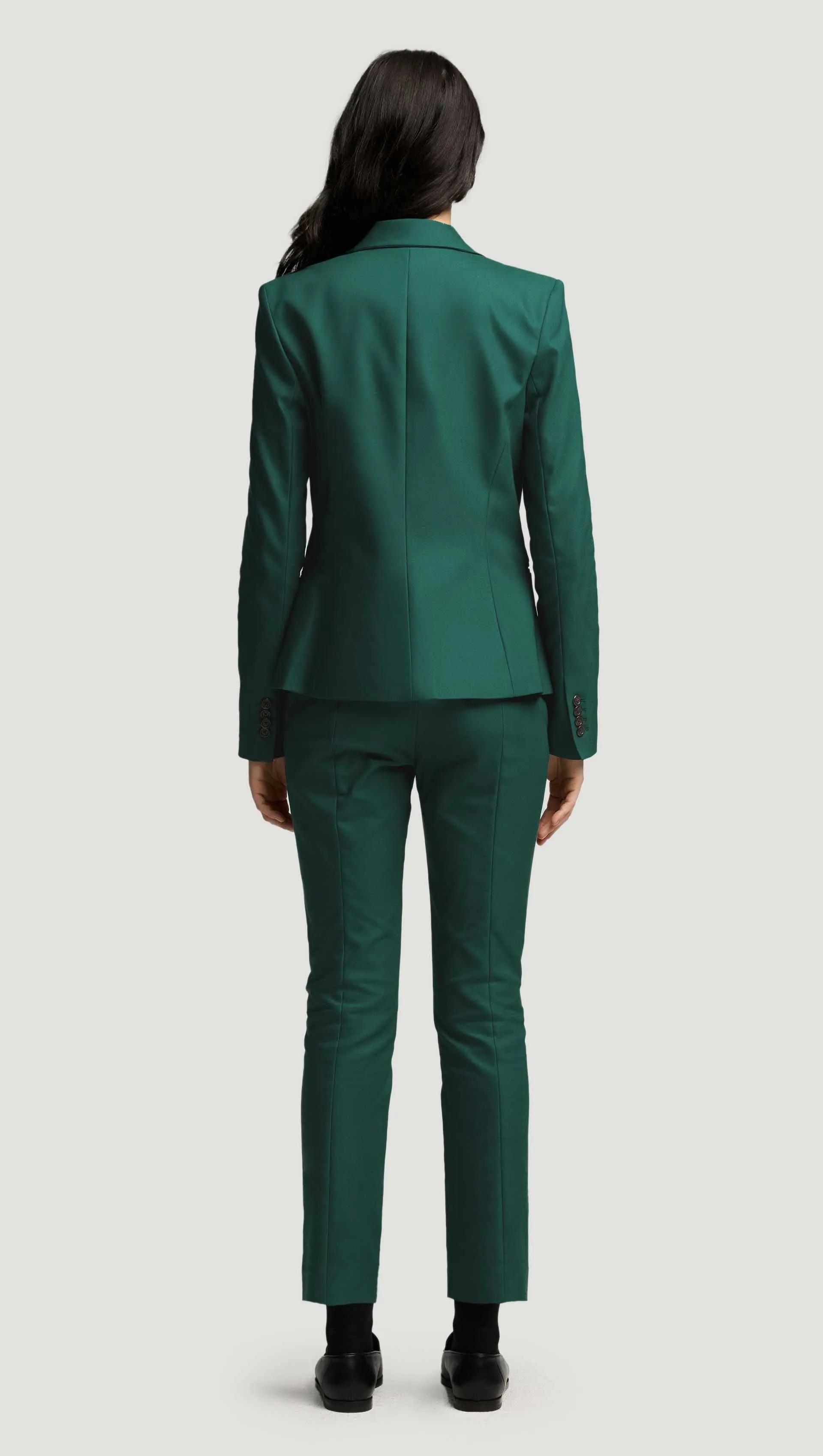 Crossover Blazer in Performance Cotton | Emerald