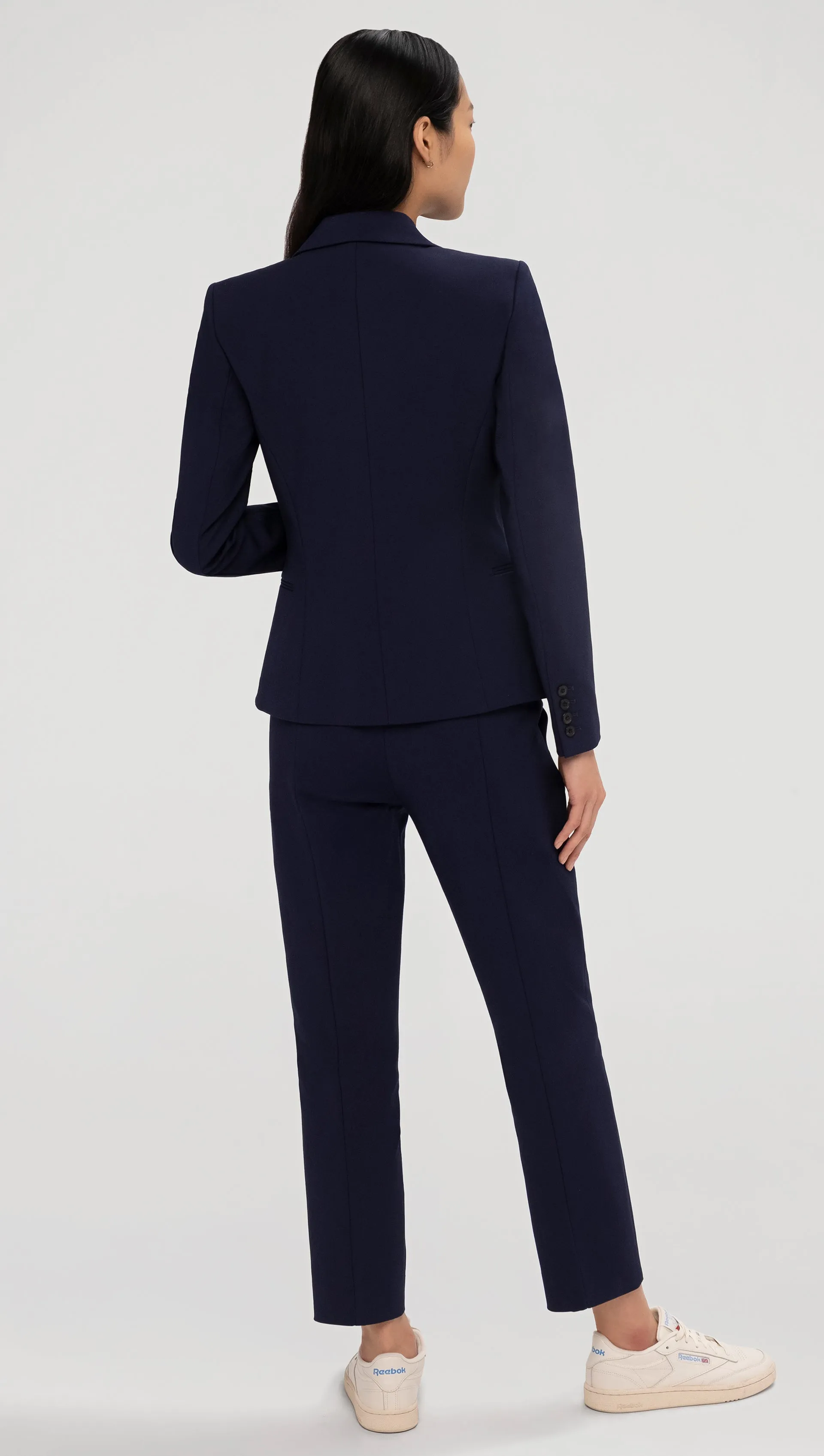 Crossover Blazer in Performance Cotton | Navy