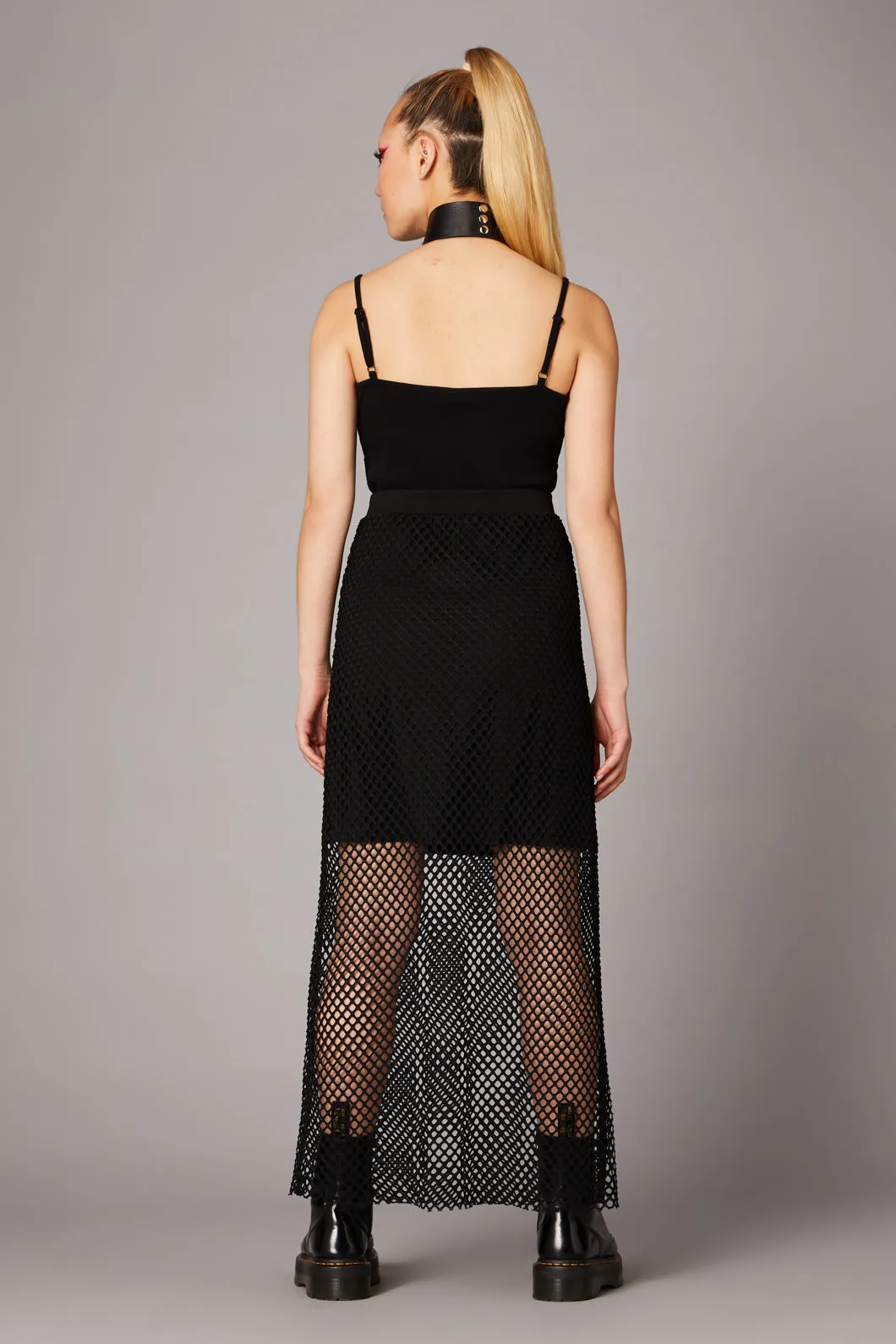 Delirious Long Mesh Skirt