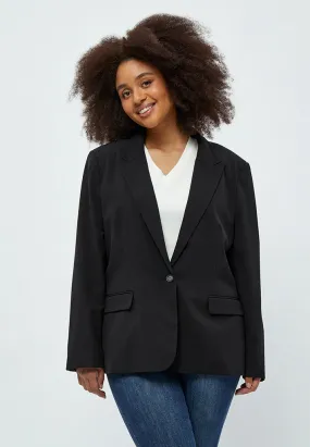 Diana Single Breasted Blazer Curve - Black