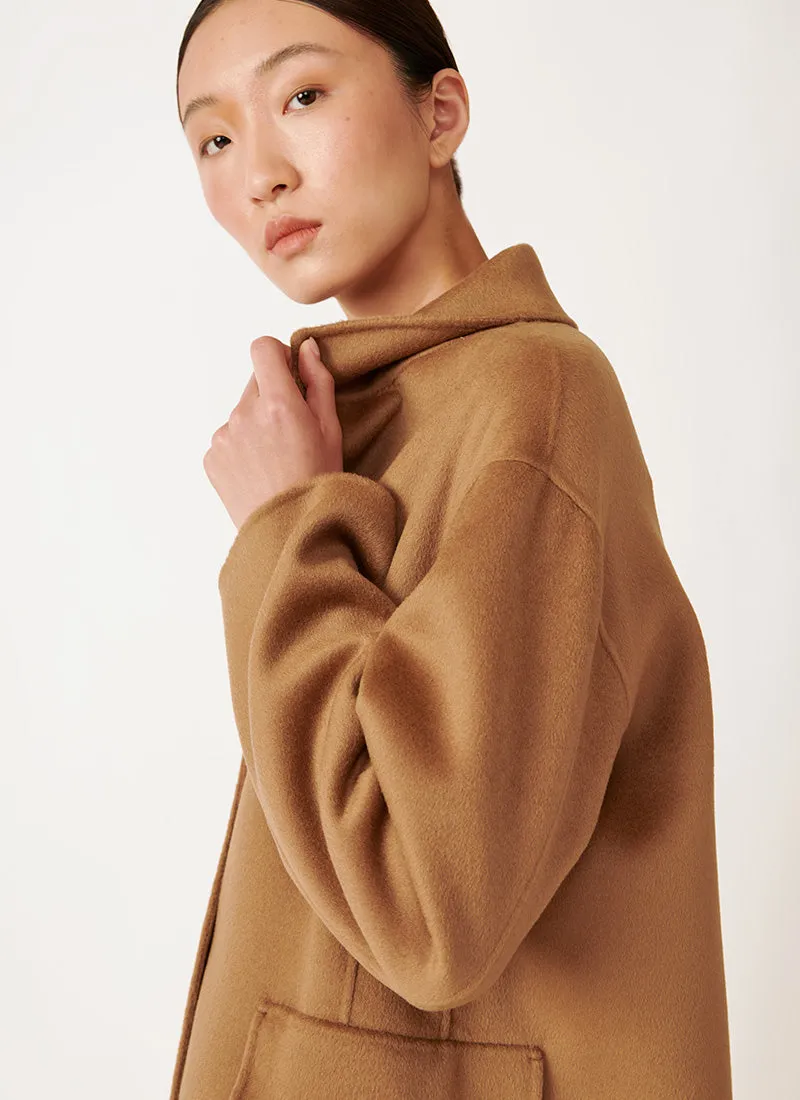 Doppio Bronze Wool Coat