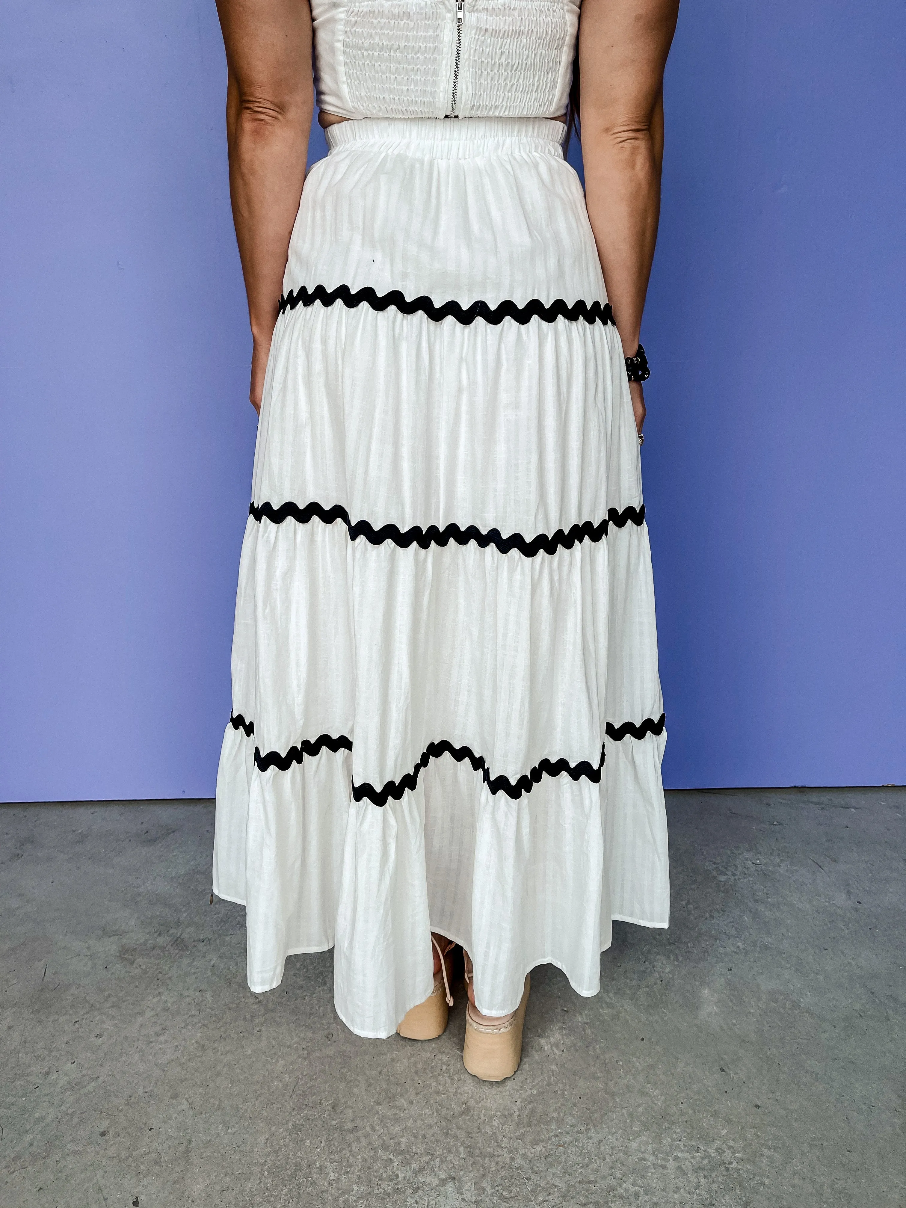 Effortless Summer Tiered Maxi Skirt