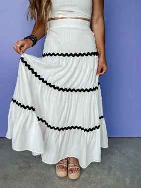 Effortless Summer Tiered Maxi Skirt