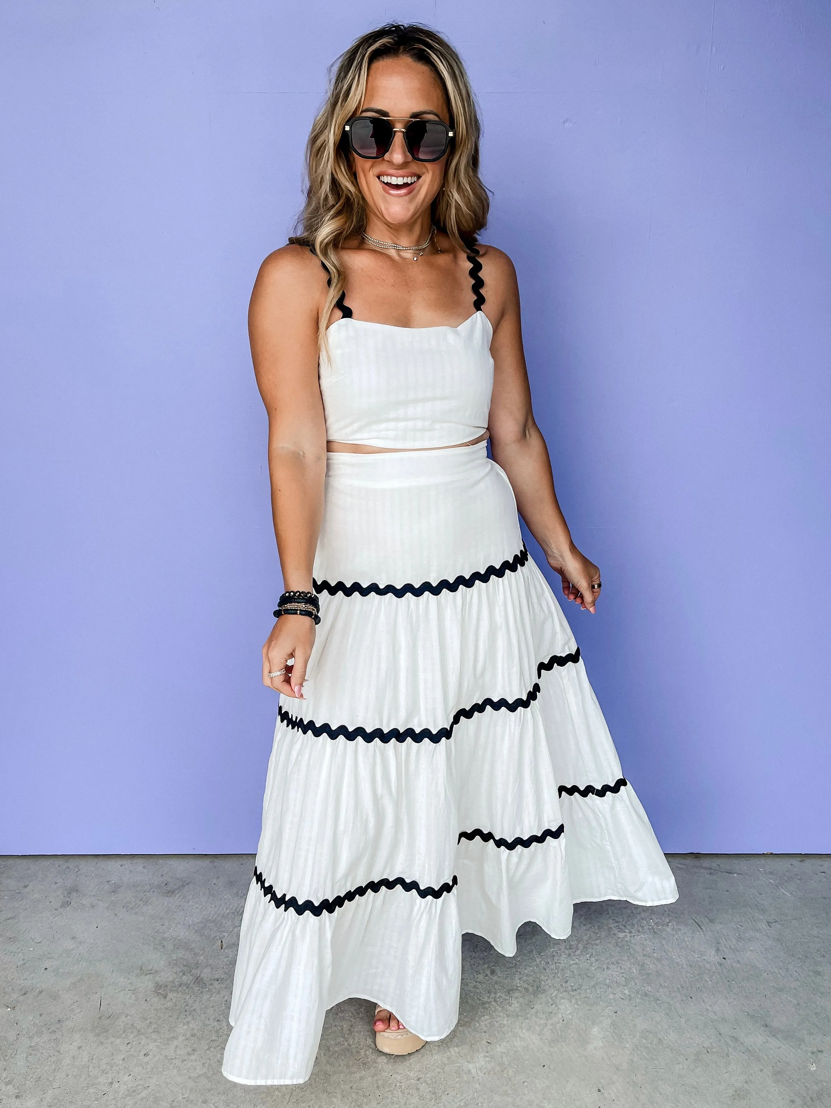 Effortless Summer Tiered Maxi Skirt